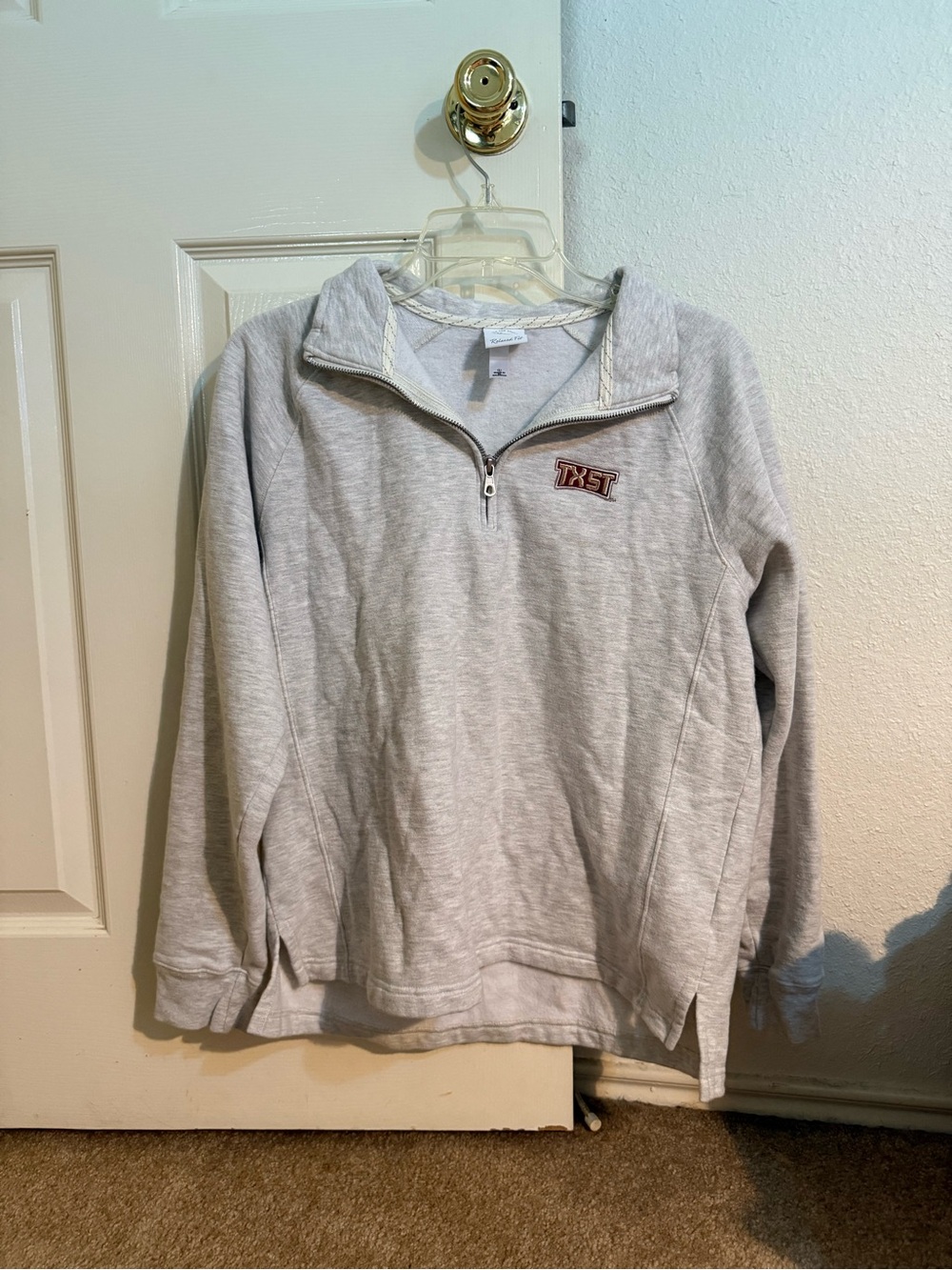 Texas State University Gray Quarter-Zip